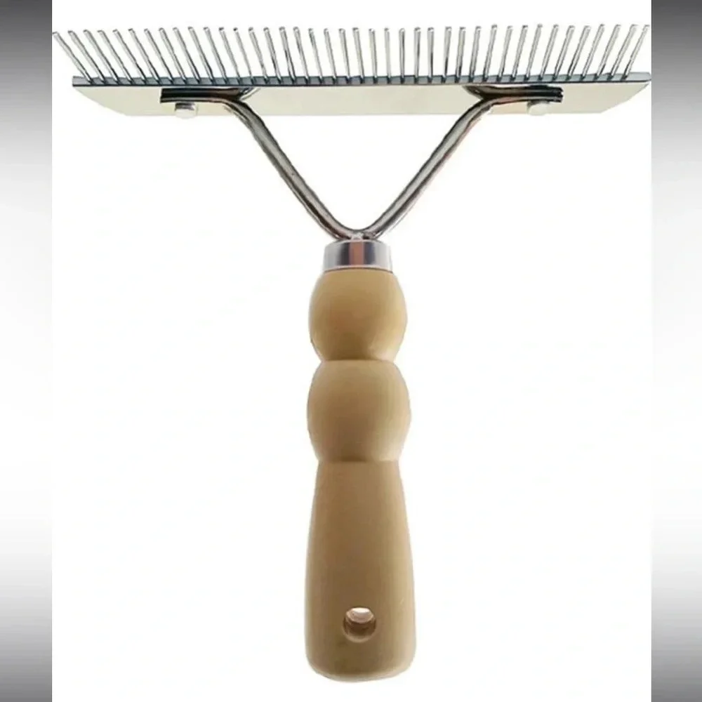 🆕 Deshedding Tool Metal Comb